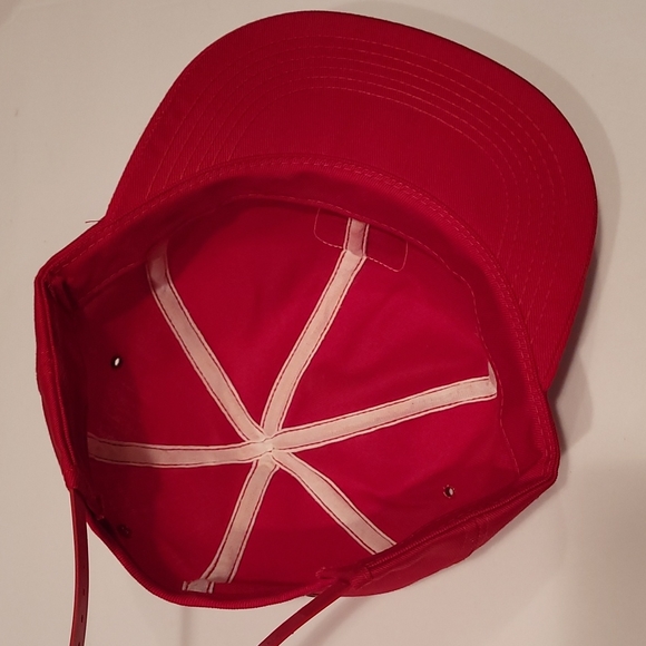 Vintage K Brand Red Renk Seed Farm Snapback Hat - Picture 6 of 7